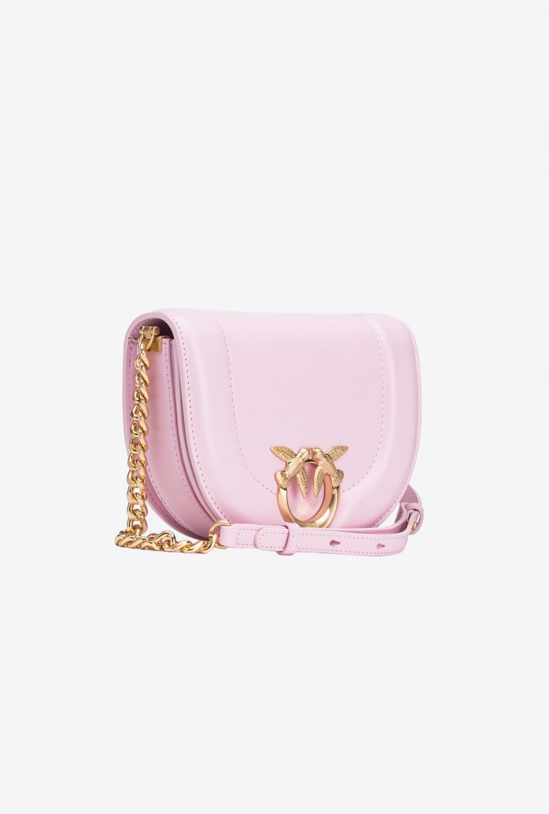 FESTIVAL BLOOM-BRUSHED GOLD Pinko Galleria Mini Love Bag Click Round | MMYFT20554