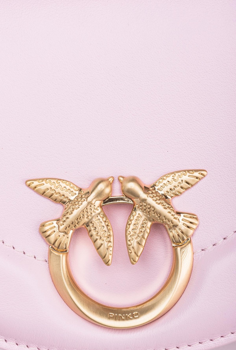 FESTIVAL BLOOM-BRUSHED GOLD Pinko Galleria Mini Love Bag Click Round | MMYFT20554