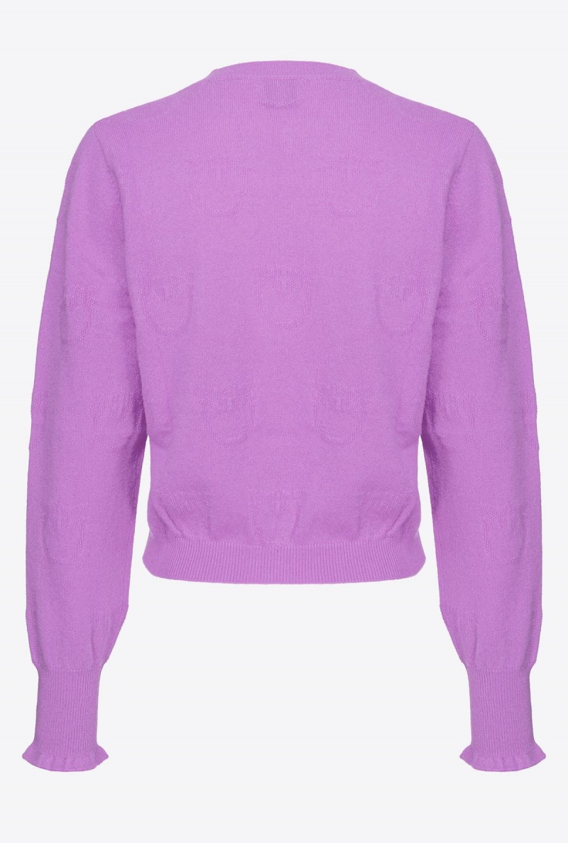 HYACINTH Pinko Love Birds cashmere sweater | XMYBH94757
