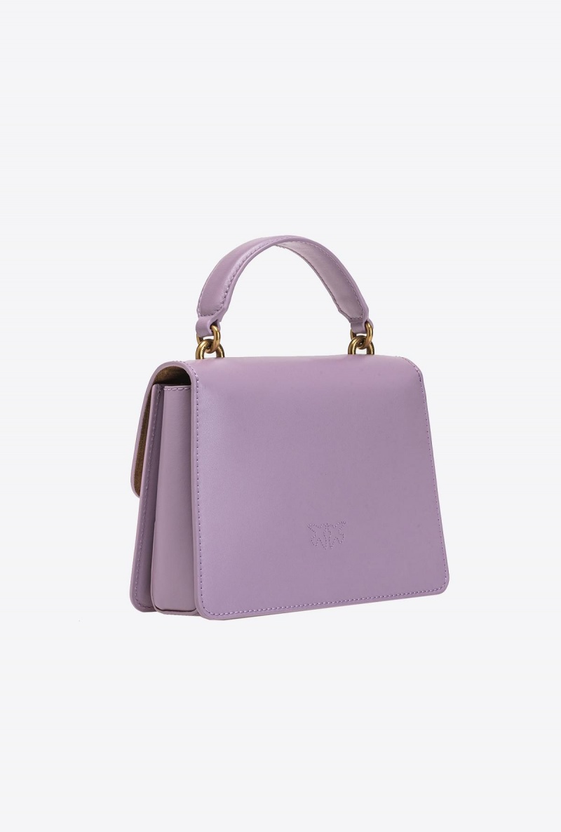 IRIS-ANTIQUE GOLD Pinko Mini Love Bag One Top Handle Light Simply | MMYFT63303