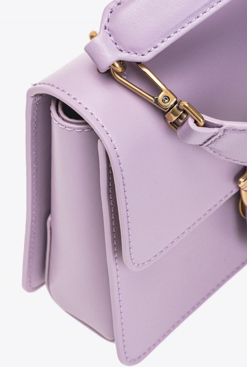IRIS-ANTIQUE GOLD Pinko Mini Love Bag One Top Handle Light Simply | MMYFT63303