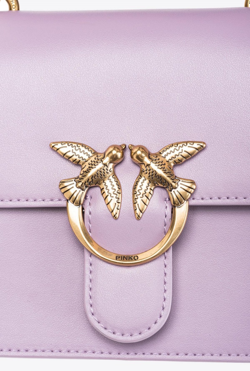 IRIS-ANTIQUE GOLD Pinko Mini Love Bag One Top Handle Light Simply | MYZPD34628