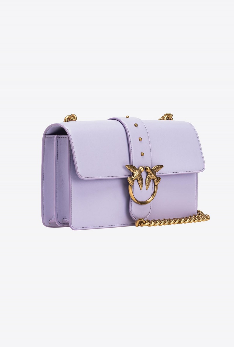 LIGHT LAVANDER-ANTIQUE GOLD Pinko Classic Love Bag One Eva Limited Edition | MIOMOJO | MYCVG69514