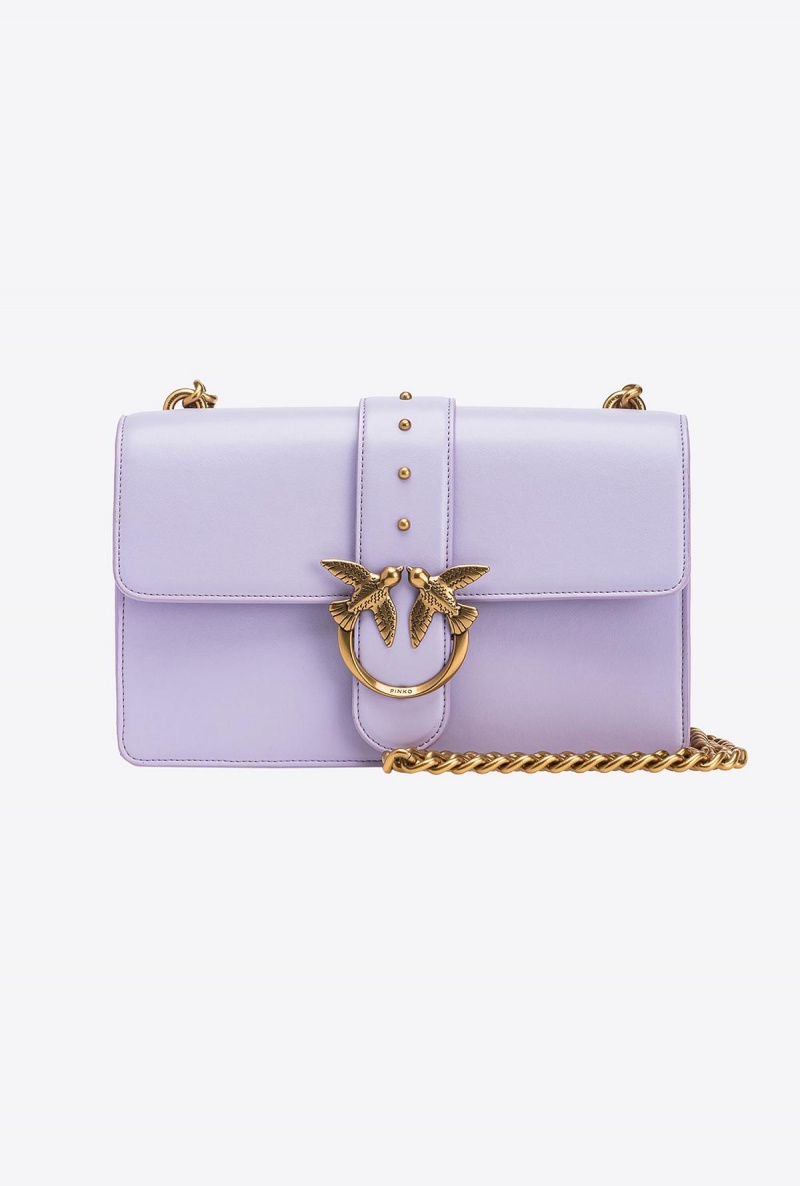 LIGHT LAVANDER-ANTIQUE GOLD Pinko Classic Love Bag One Eva Limited Edition | MIOMOJO | YMYGT87460