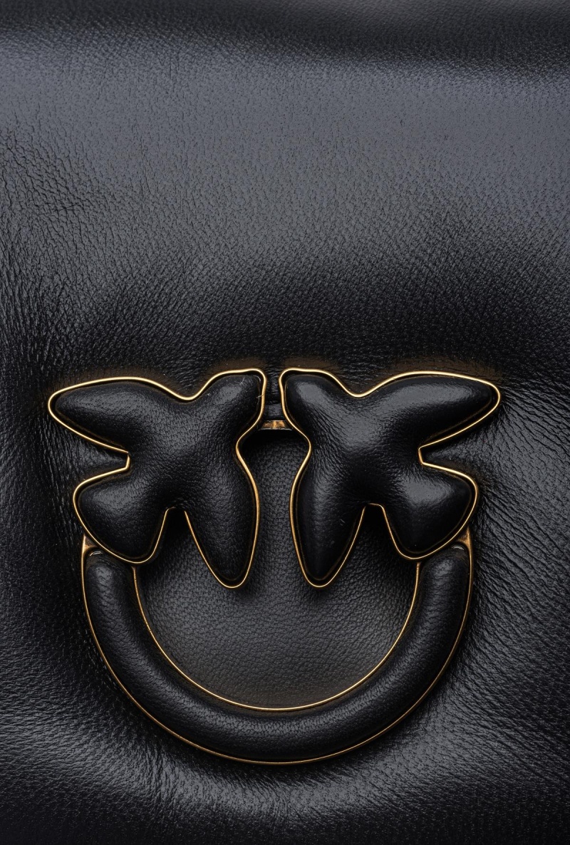 LIMO BLACK BLOCK COLOUR Pinko Baby Love Bag Click Puff in nappa leather | GMYEC24673