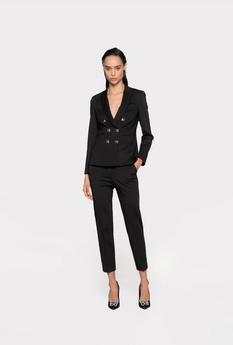 LIMO BLACK Pinko Blazer with jewel buttons | MYQAV77508