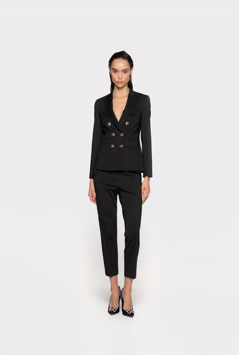 LIMO BLACK Pinko Blazer with jewel buttons | MYQAV77508