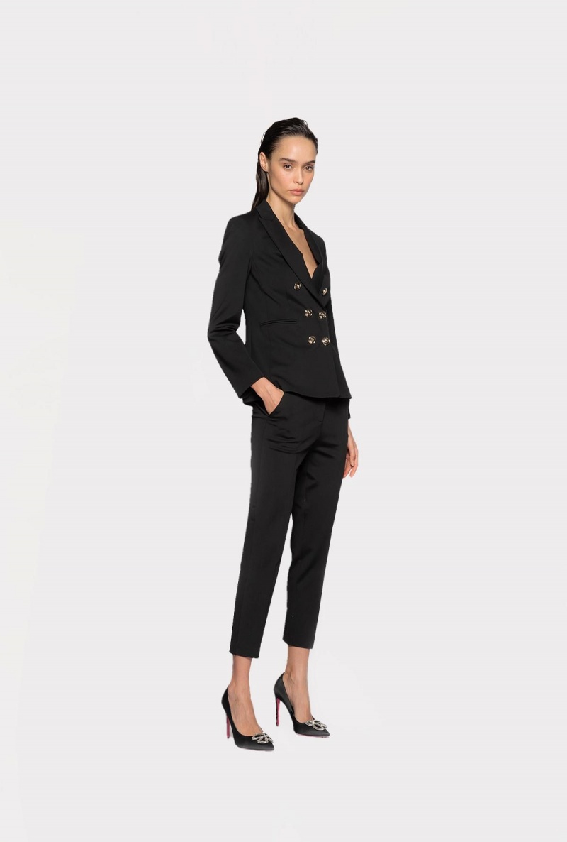 LIMO BLACK Pinko Blazer with jewel buttons | MYQAV77508