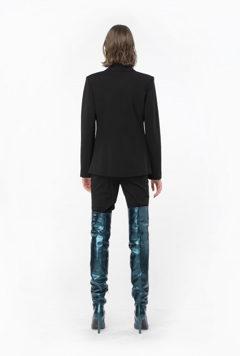 LIMO BLACK Pinko Blazer with metal buttons | PMYQX73621