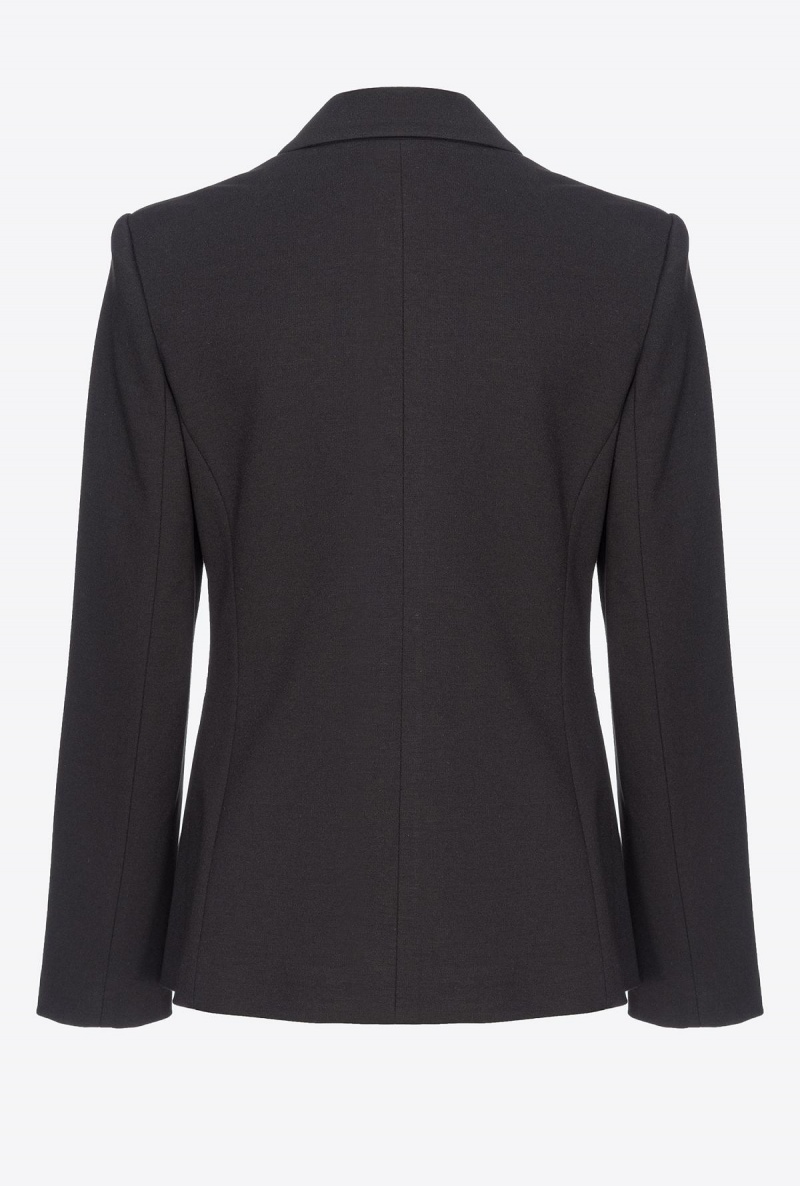 LIMO BLACK Pinko Blazer with metal buttons | PMYQX73621