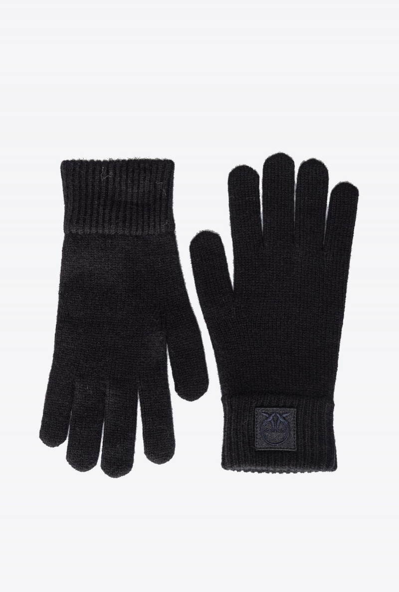 LIMO BLACK Pinko Cashmere gloves | TMYPQ59889