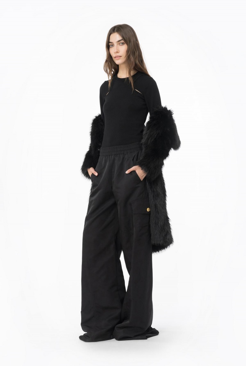 LIMO BLACK Pinko Cashmere sweater with cut-out | MYZPD52221