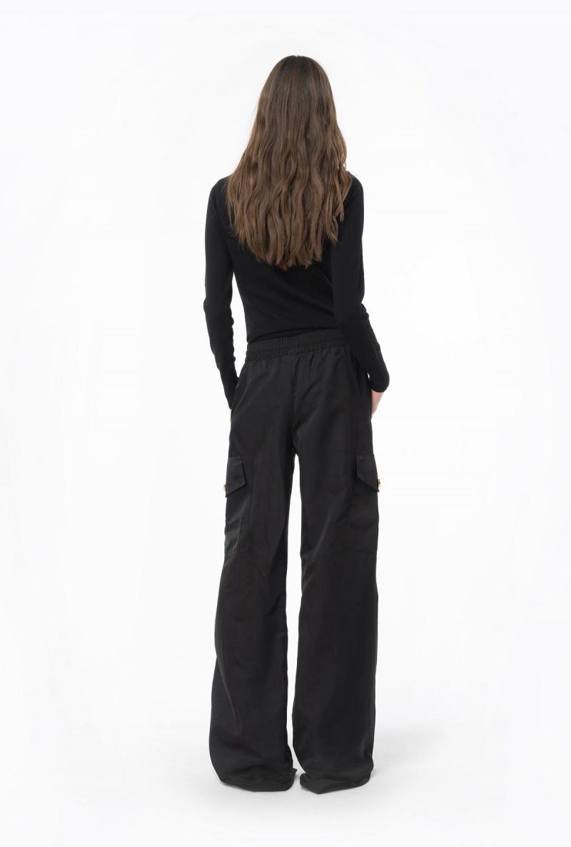 LIMO BLACK Pinko Cashmere sweater with cut-out | MYZPD52221