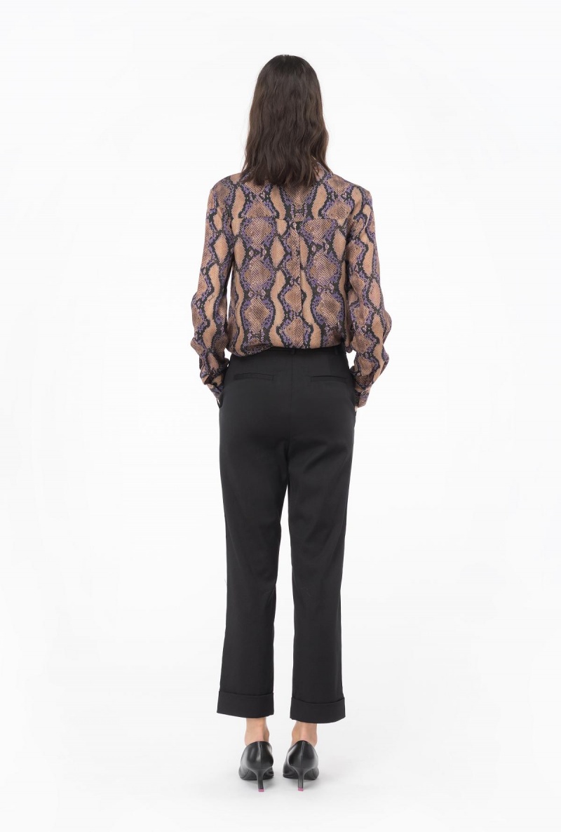 LIMO BLACK Pinko Flannel trousers | ZMYNQ28688