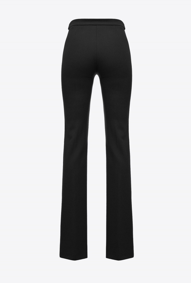 LIMO BLACK Pinko Flared trousers with buttons | BMYSO58731