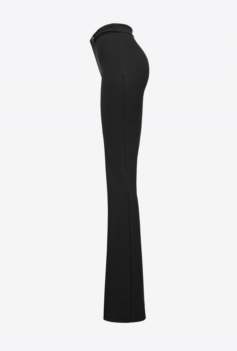 LIMO BLACK Pinko Flared trousers with buttons | BMYSO58731