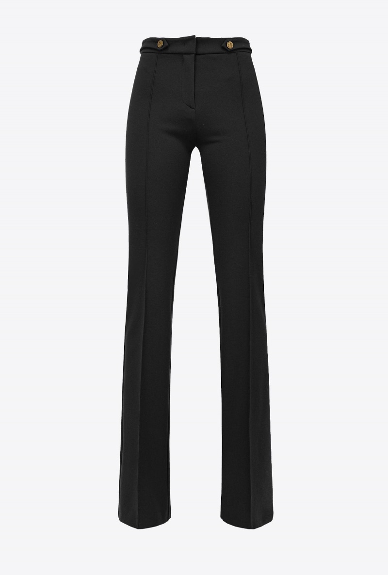 LIMO BLACK Pinko Flared trousers with buttons | BMYSO58731