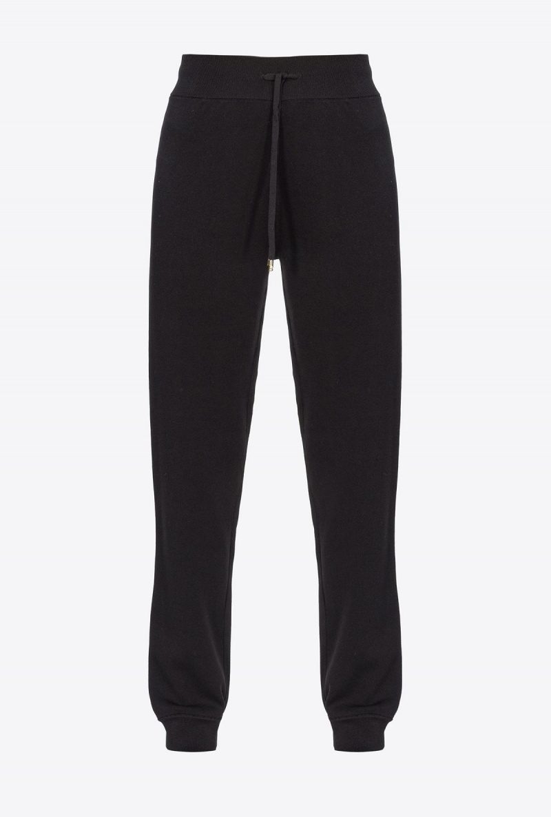LIMO BLACK Pinko Fleece joggers | YMYVQ40913