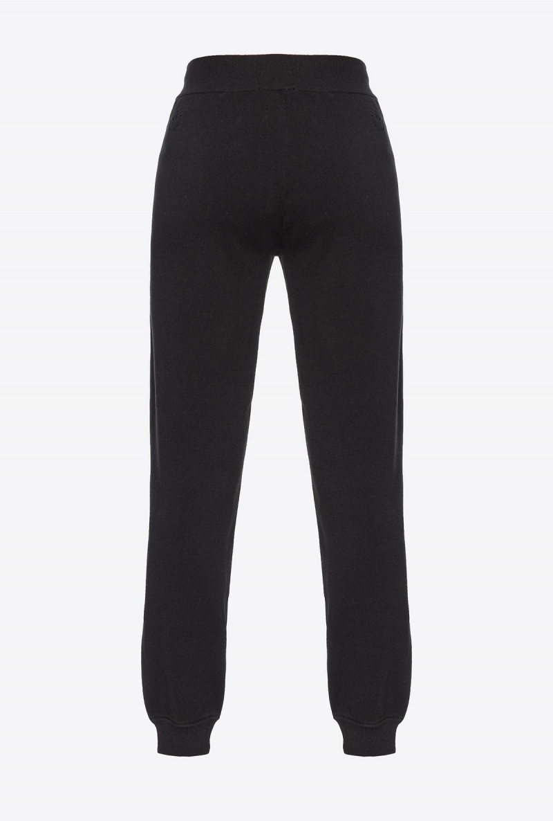 LIMO BLACK Pinko Fleece joggers | YMYVQ40913