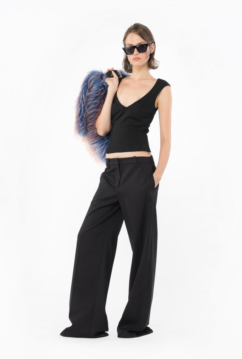 LIMO BLACK Pinko Full Milano bustier top | TMYPQ31511
