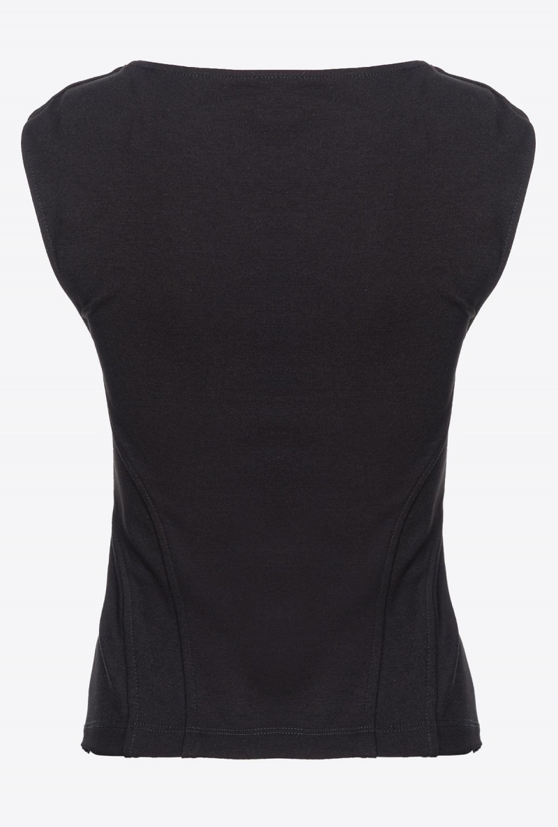 LIMO BLACK Pinko Full Milano bustier top | UMYTG56597