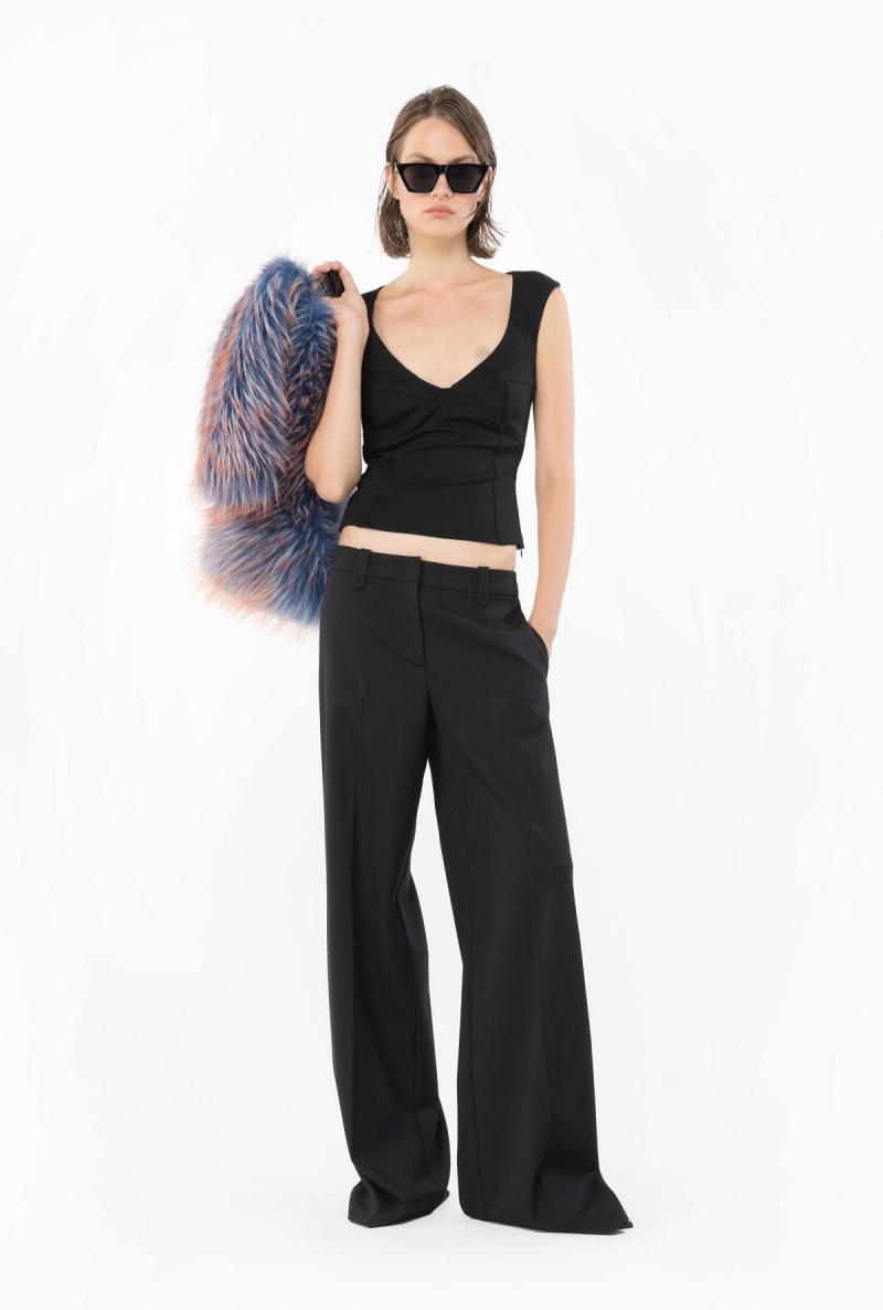 LIMO BLACK Pinko Full Milano bustier top | UMYTG56597