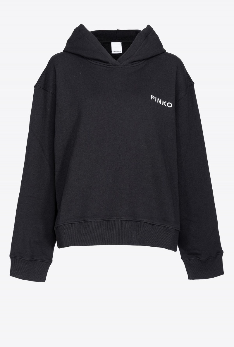 LIMO BLACK Pinko Lady hoodie | MYJKU90589