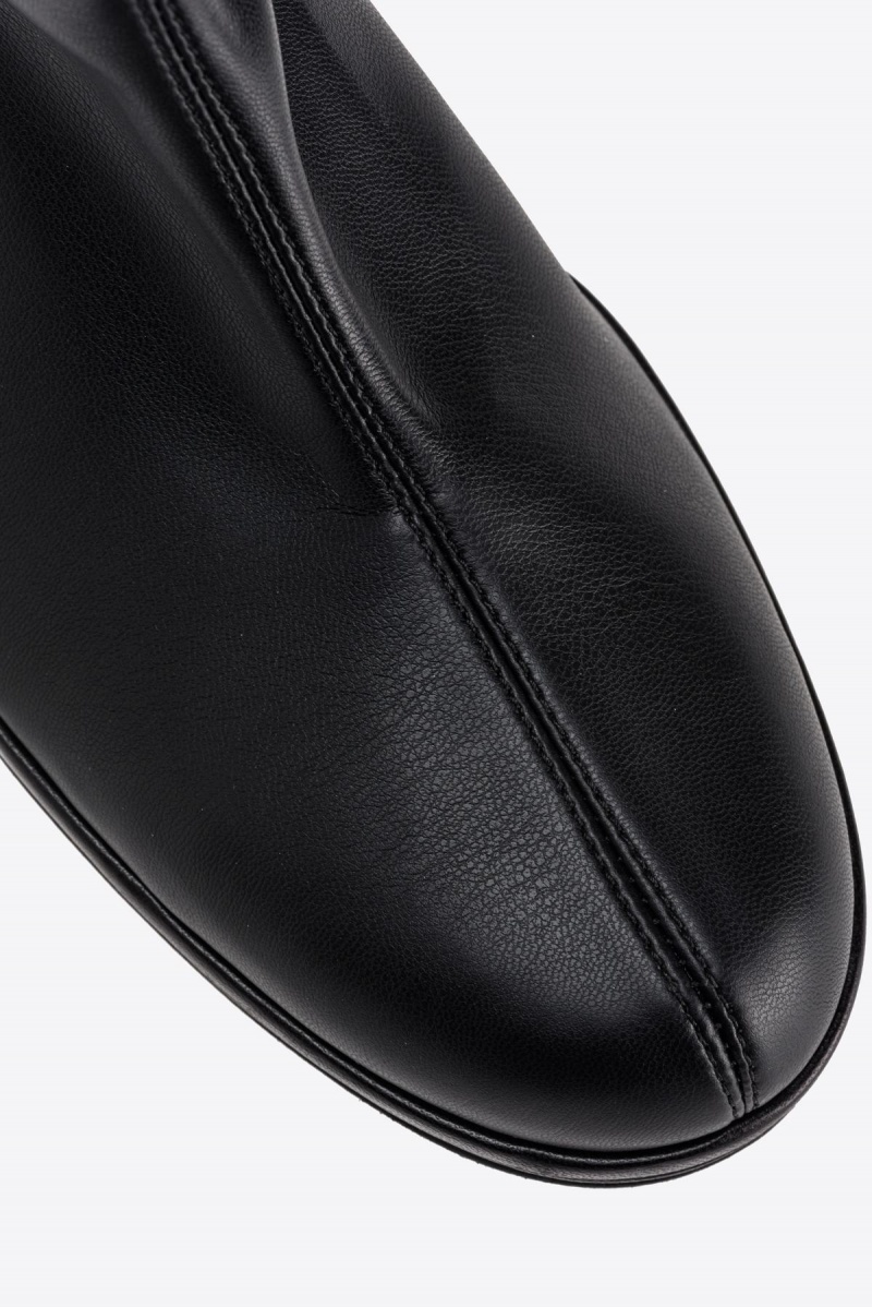LIMO BLACK Pinko Leather-effect ankle boots | FMYUI27962