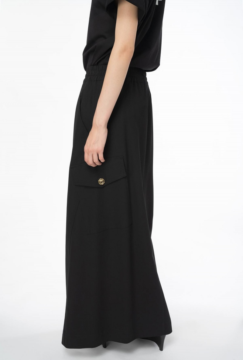 LIMO BLACK Pinko Long cargo-style skirt | MYEGJ94437