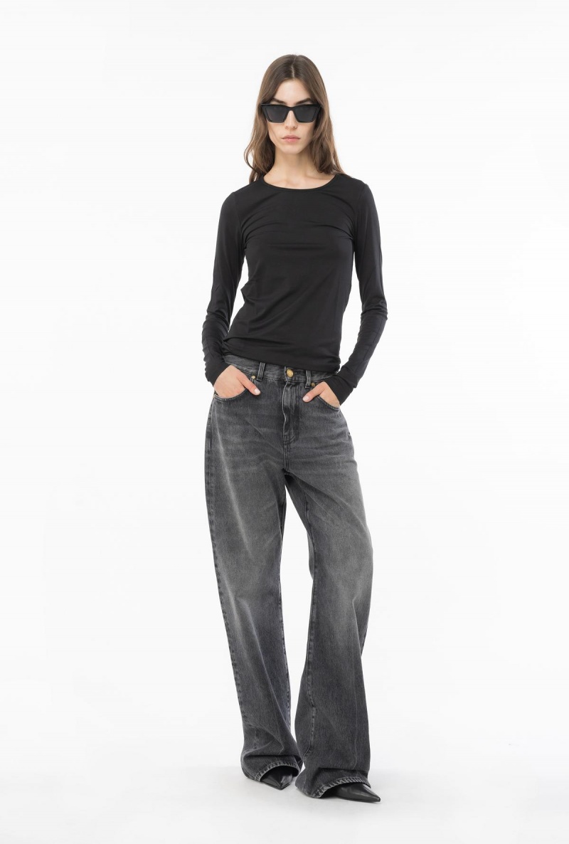 LIMO BLACK Pinko Long-sleeved sweater | GMYUC60557