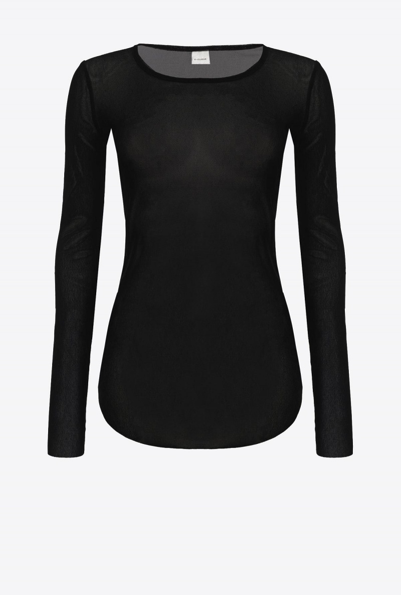 LIMO BLACK Pinko Long-sleeved sweater | GMYUC60557