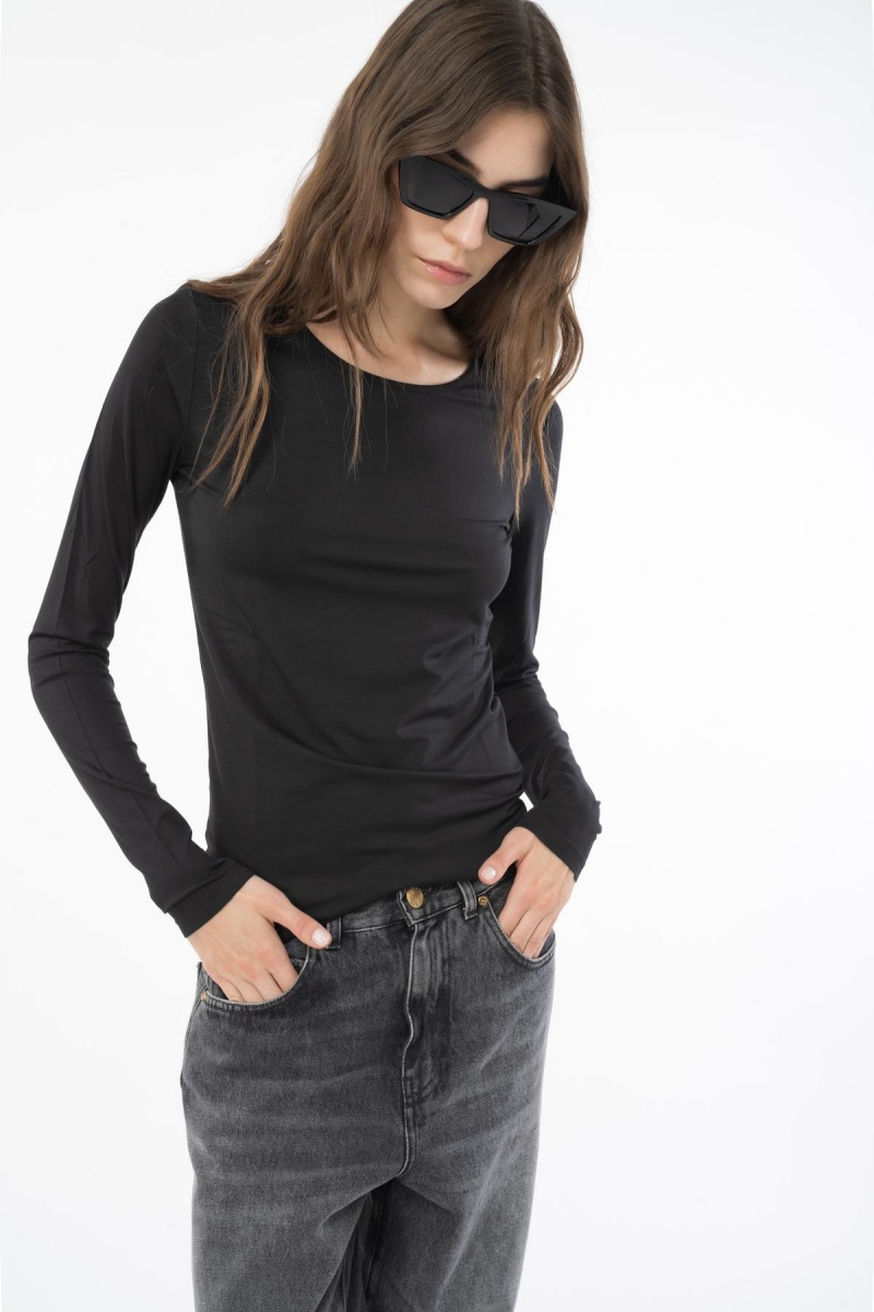 LIMO BLACK Pinko Long-sleeved sweater | GMYUC60557