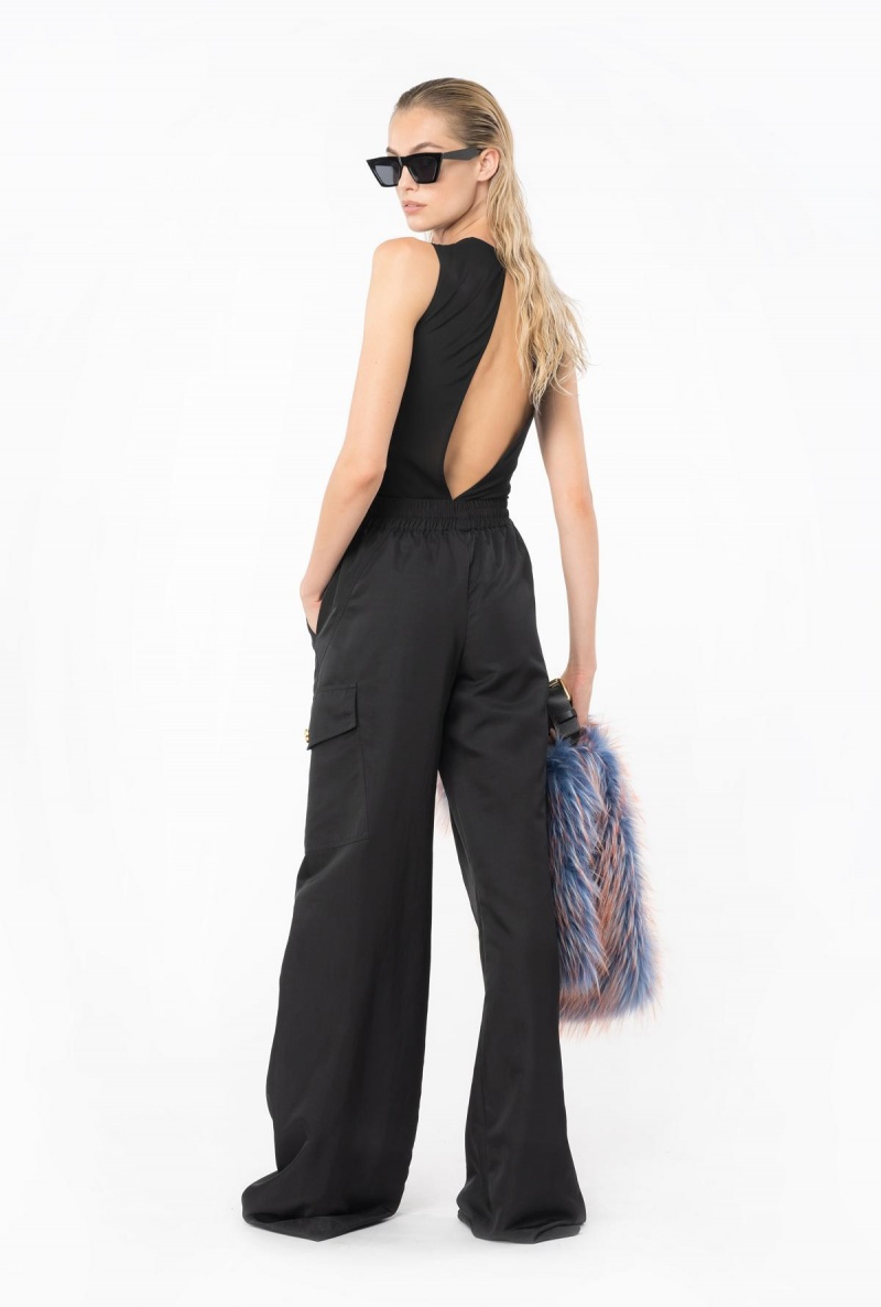 LIMO BLACK Pinko Low-cut bodysuit | YMYVQ23410