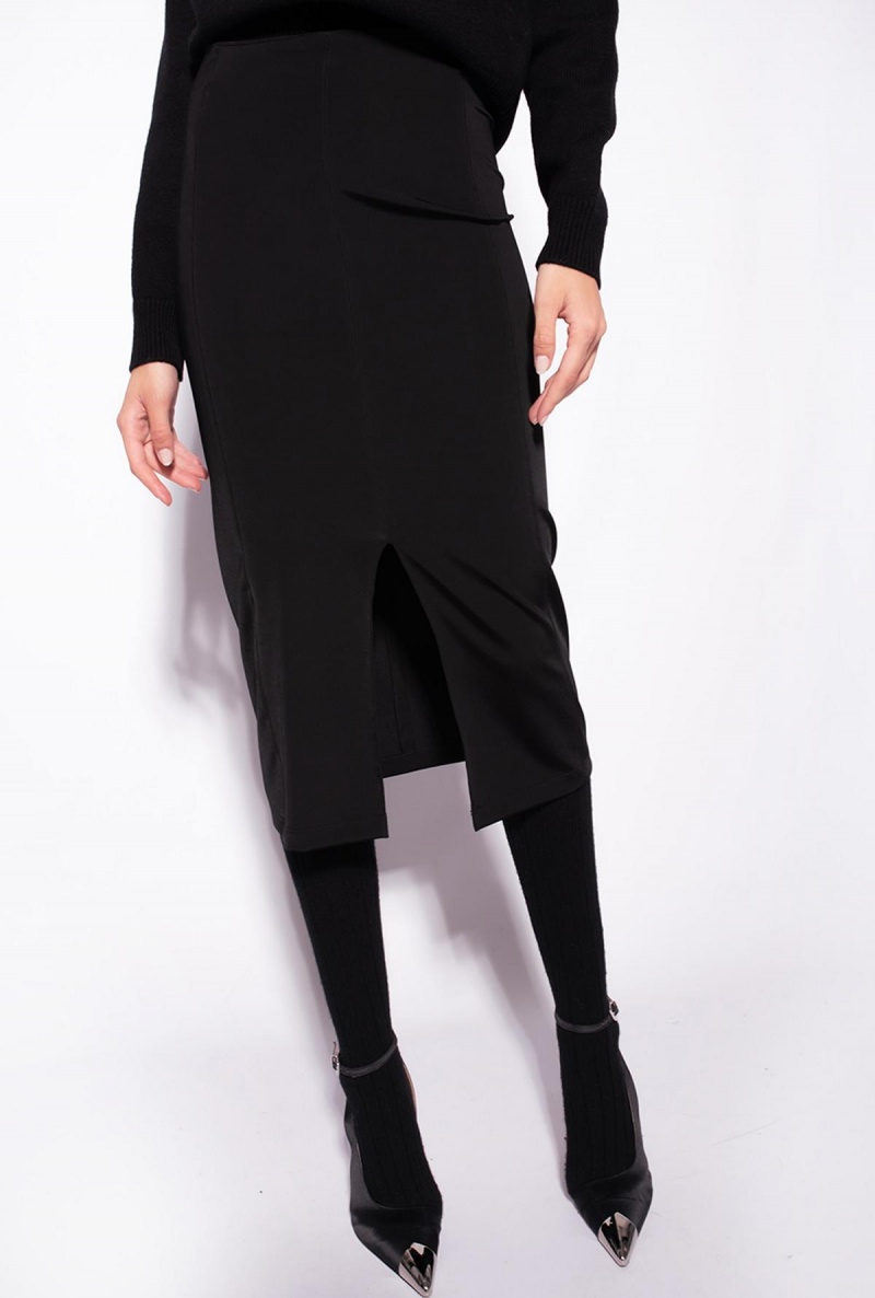 LIMO BLACK Pinko Midi skirt with slit | GMYUC66296