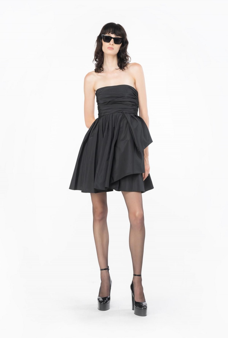 LIMO BLACK Pinko Mini taffeta dress | MYIIZ63523