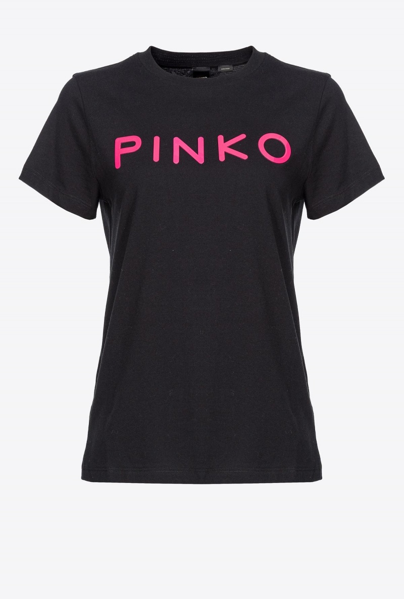 LIMO BLACK Pinko PINKO-print T-shirt | MYJKU12907