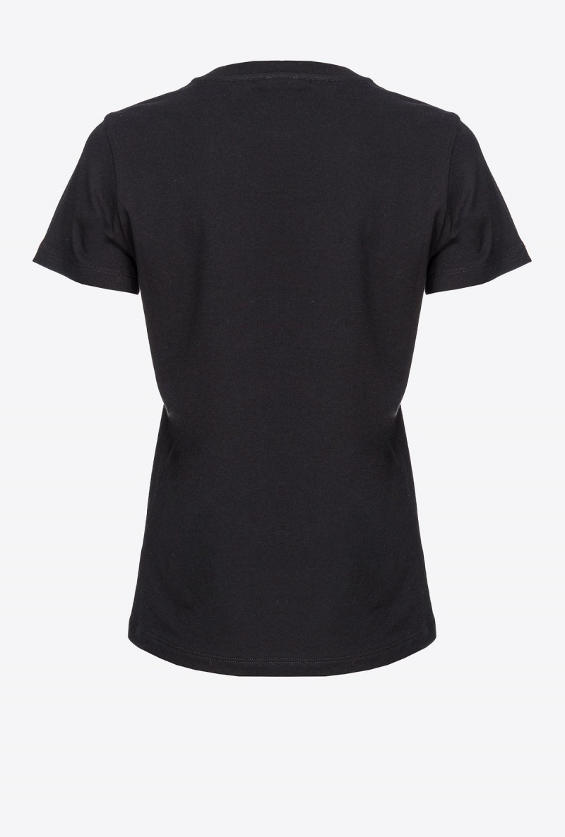 LIMO BLACK Pinko PINKO-print T-shirt | MYJKU12907