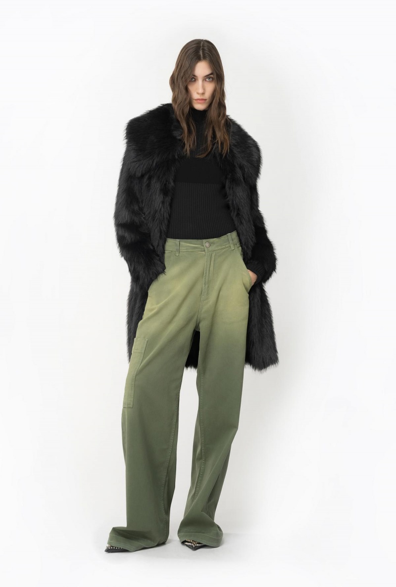 LIMO BLACK Pinko Ribbed knit turtleneck | MYNZX85827