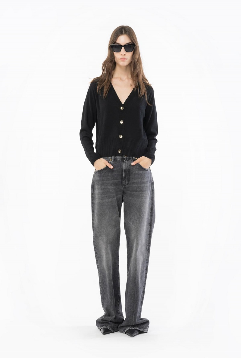 LIMO BLACK Pinko Short cashmere cardigan | GMYUC42464