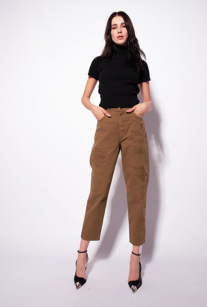 LIMO BLACK Pinko Short-sleeved ribbed top | MYZDE30021