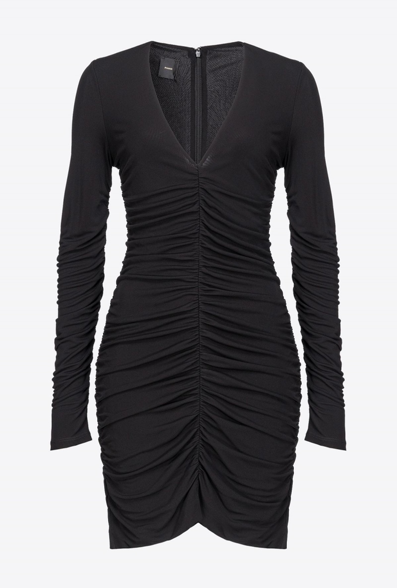 LIMO BLACK Pinko Slim-fit mini dress | EMYVG82443