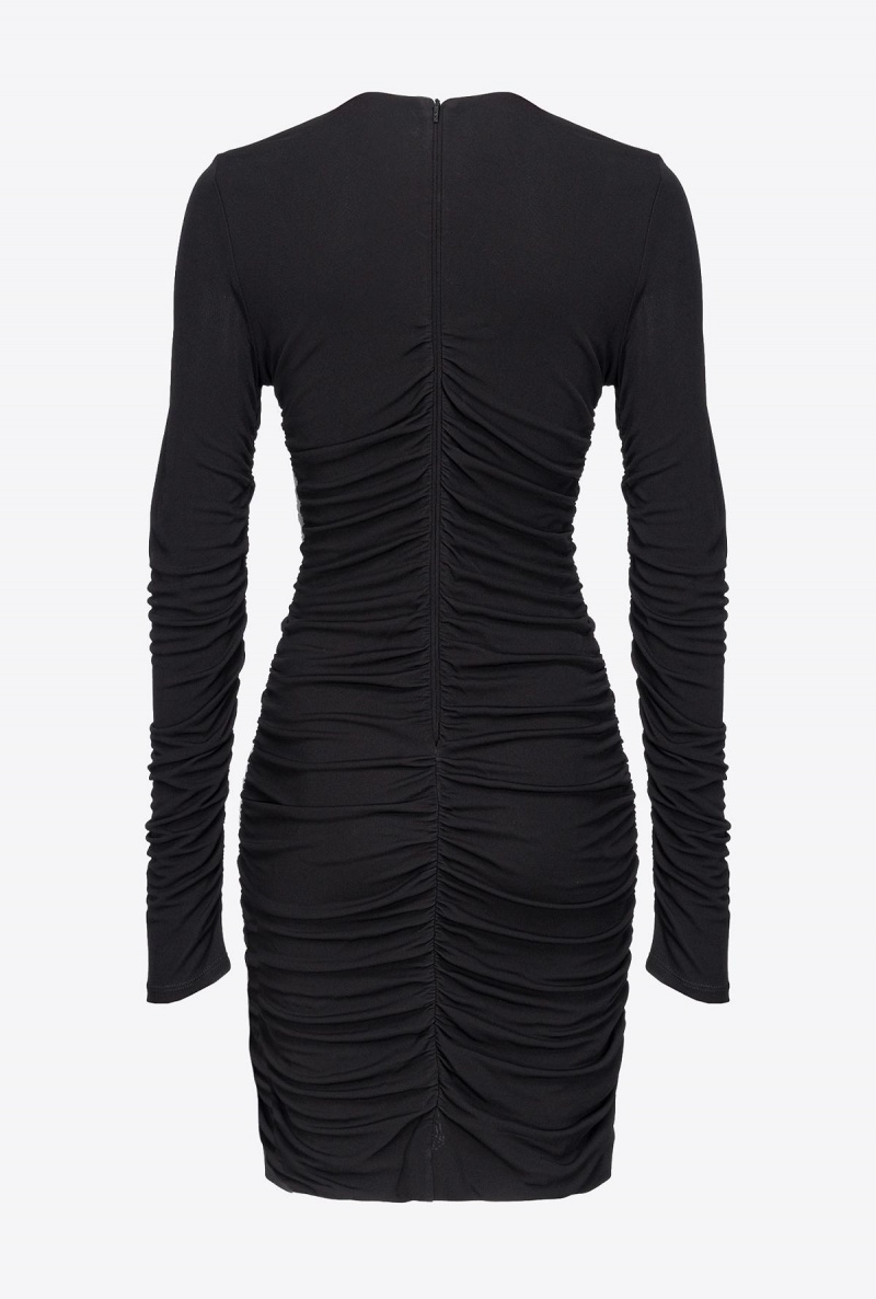 LIMO BLACK Pinko Slim-fit mini dress | EMYVG82443