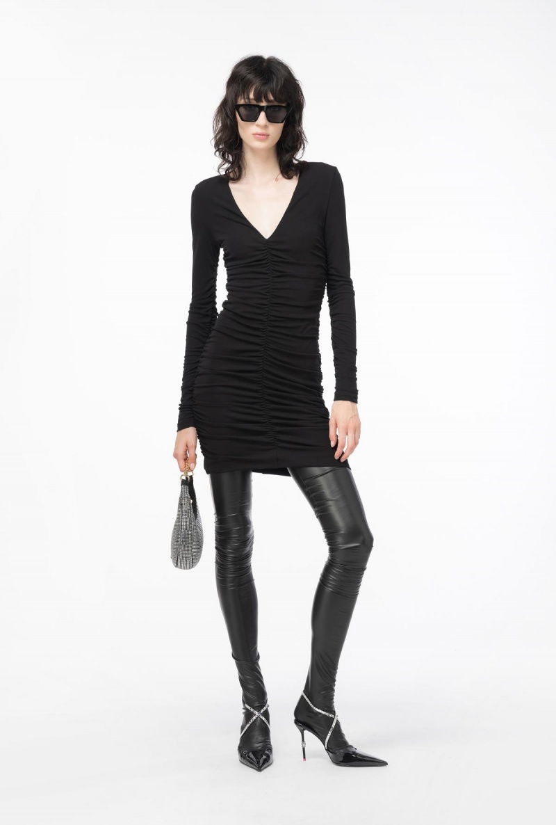 LIMO BLACK Pinko Slim-fit mini dress | EMYVG82443