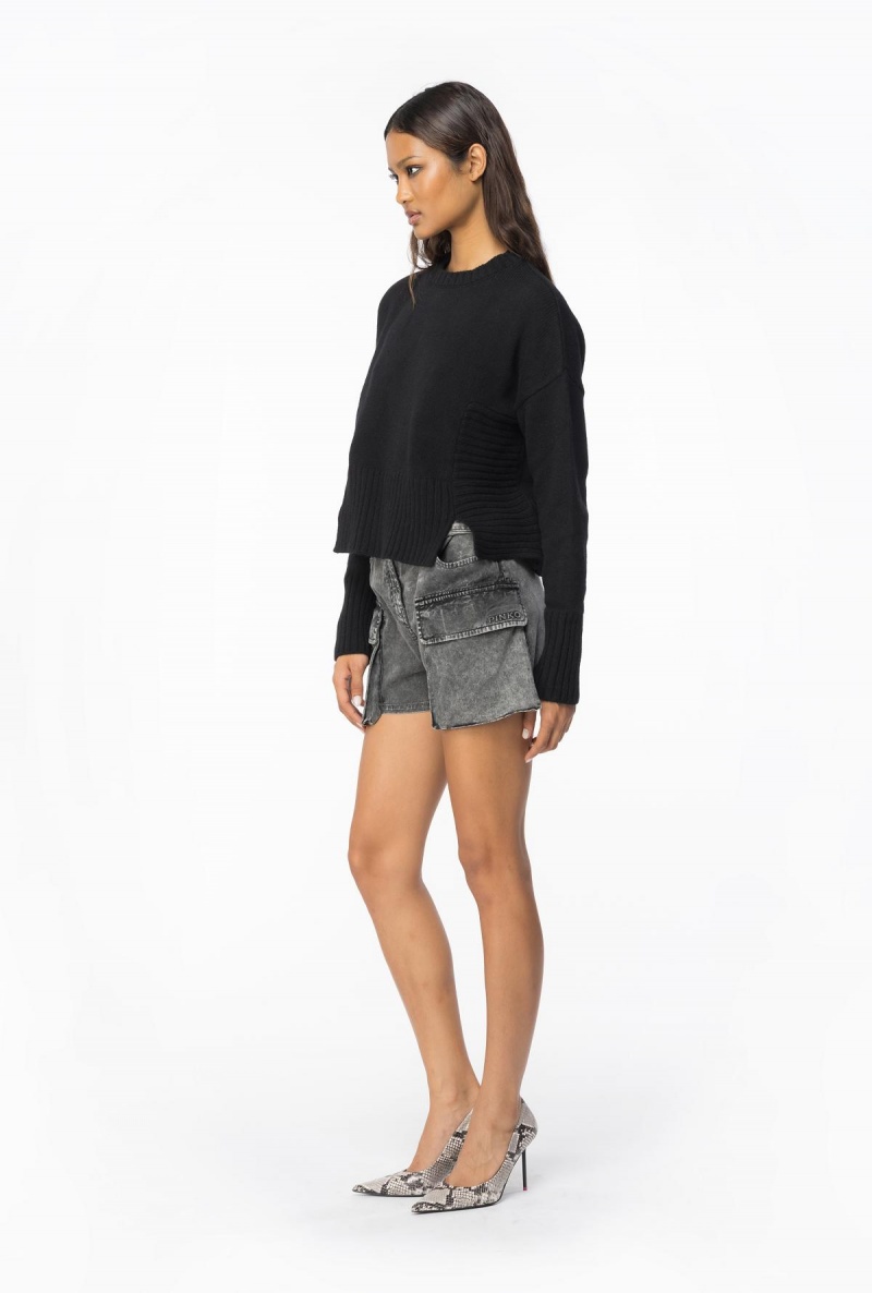 LIMO BLACK Pinko Wool and cashmere sweater | BMYSO57151