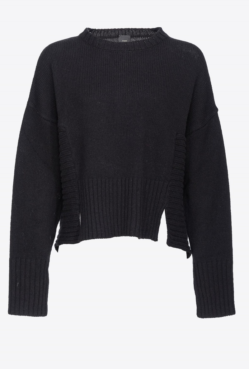 LIMO BLACK Pinko Wool and cashmere sweater | BMYSO57151