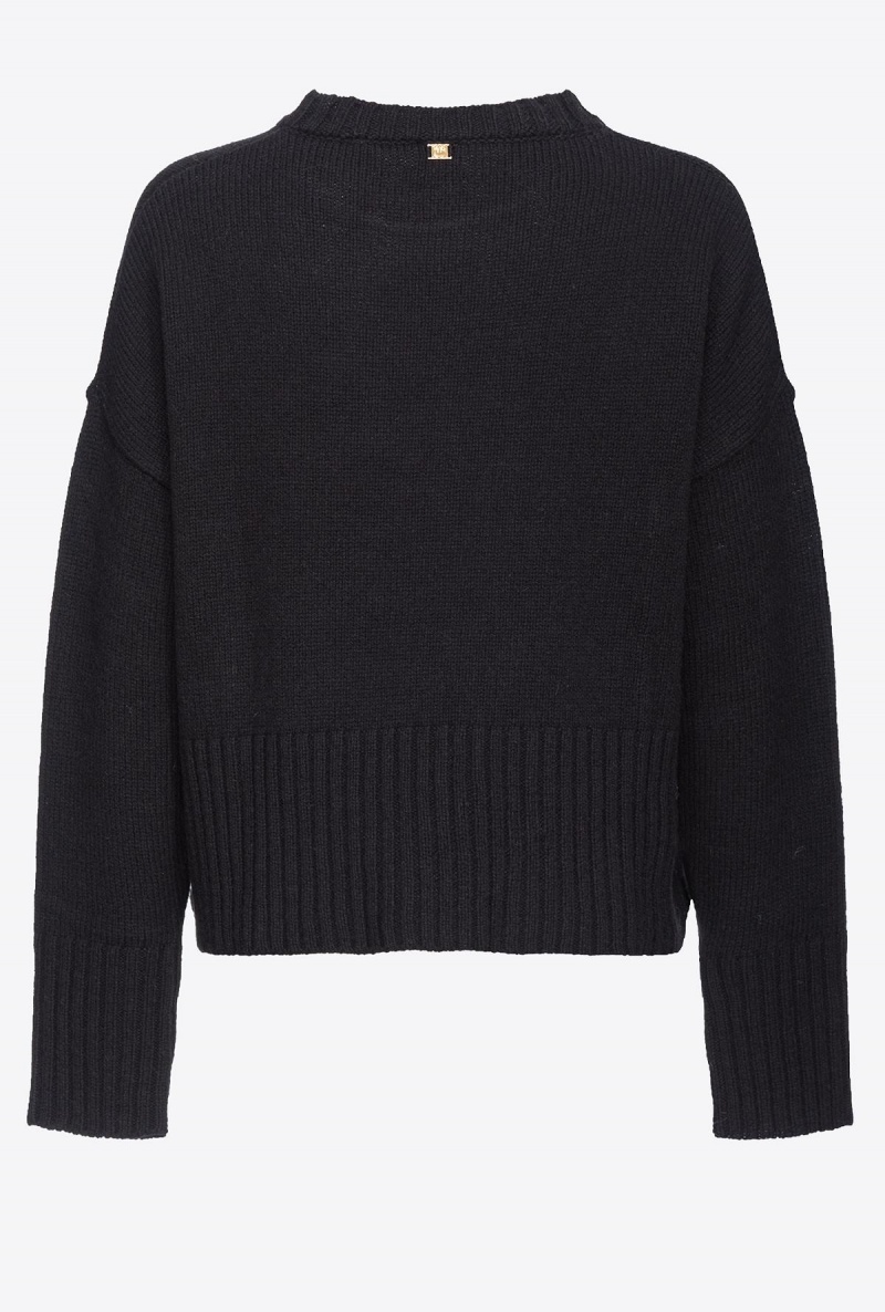 LIMO BLACK Pinko Wool and cashmere sweater | BMYSO57151
