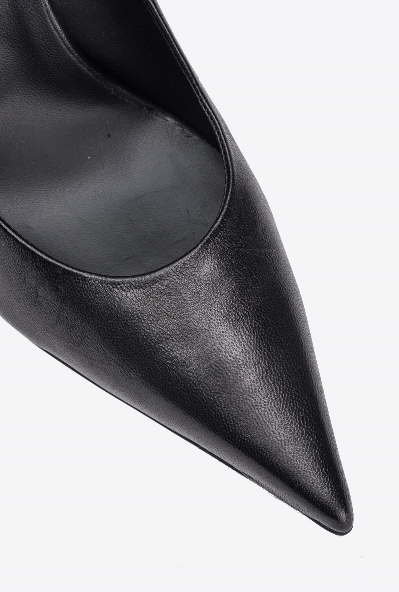 LIMO BLACK Pinko Wrapped wedge pumps | AMYDF26601