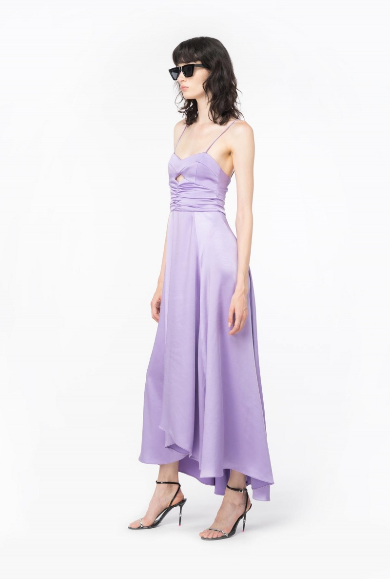 LISIANTHUS LILAC Pinko Satin lingerie dress | MYJKU66064