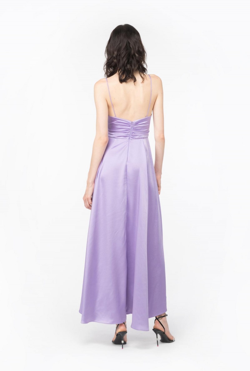 LISIANTHUS LILAC Pinko Satin lingerie dress | MYJKU66064