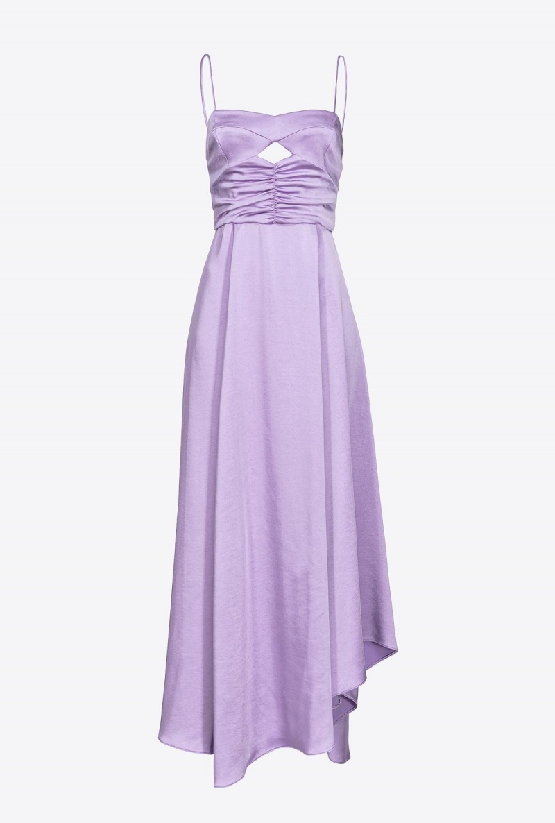 LISIANTHUS LILAC Pinko Satin lingerie dress | MYJKU66064